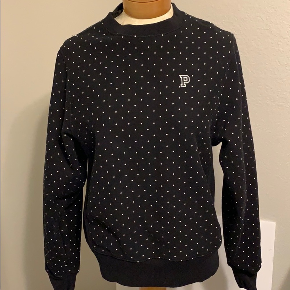 Pink boyfriend sweater XS